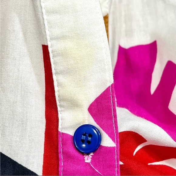 Vintage 80s Cristina and Jan Barbolio Pop Art Drop Waist Dress with Belt - Picture 14 of 16